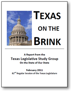 click to view Texas on the Brink Texas on the Brink: How Texas ranks among the 50 states (2011 version)