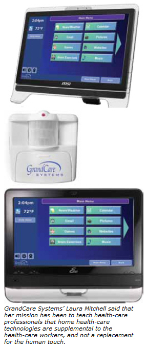 randCare Systems touch panel helps physicians monitor patients at home