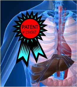 Image of chest with Patent Award for specific cells or body parts