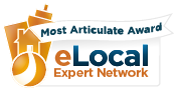 Wayne Caswell, Modern Health Talk, wins eLocal's Most Articulate Award