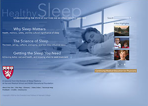 Go to Harvard Medical School's Healthy Sleep website